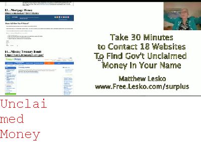 unclaimed Money Louisiana.gov